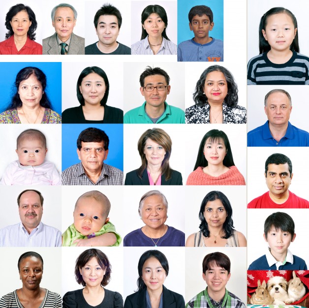 ID photo Samples for all nations (Canada,Japan,India,Korea,USA etc..