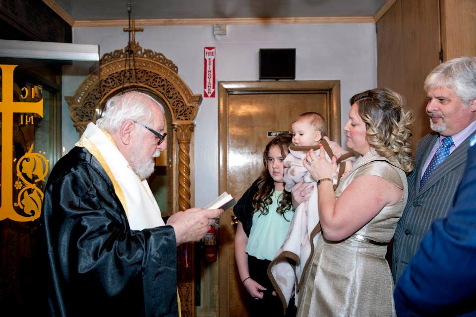 Natalia's Baptism at St. Nicholas Albanian Orthodox Church, Chicago, IL