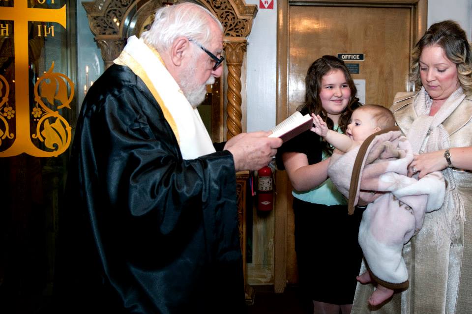 Natalia's Baptism at St. Nicholas Albanian Orthodox Church, Chicago, IL