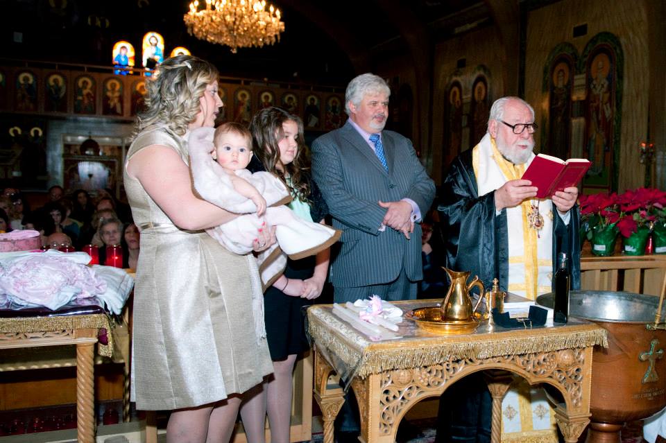 Natalia's Baptism at St. Nicholas Albanian Orthodox Church, Chicago, IL