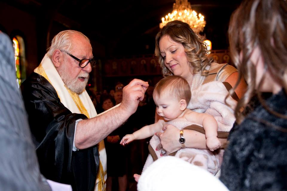 Natalia's Baptism at St. Nicholas Albanian Orthodox Church, Chicago, IL