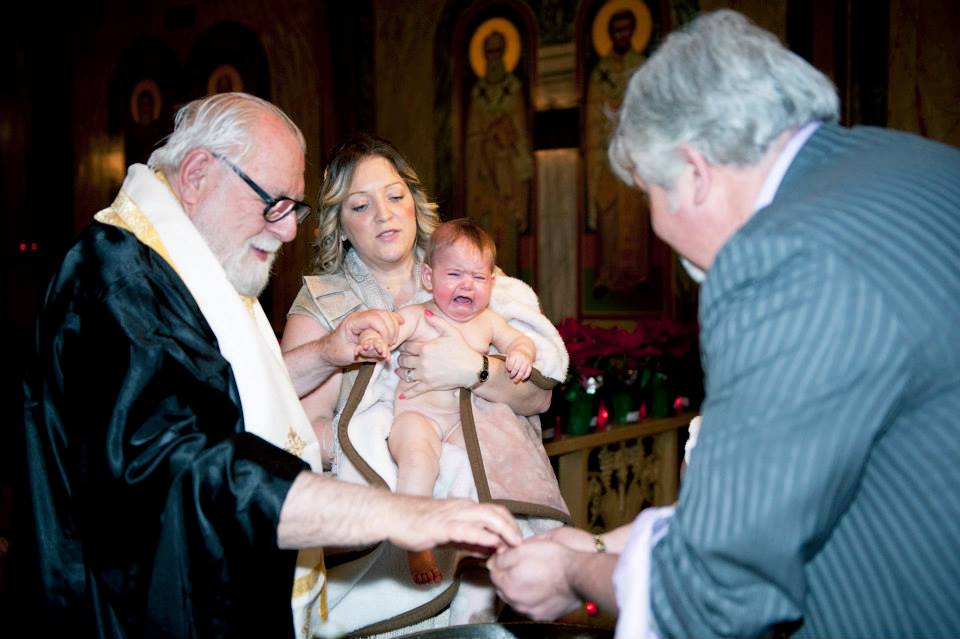 Natalia's Baptism at St. Nicholas Albanian Orthodox Church, Chicago, IL